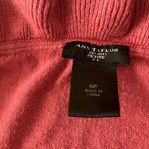 Ann Taylor Petite Crew Sweater - Rose